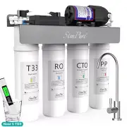 SimPure WP2-400G UV Water Filter RO Reverse Osmosis System Under Sink +TDS Meter
