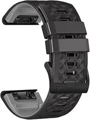 Fleshy Leaf 22mm diamond Easy Fit Band Bracelet Strap Compatible for Garmin Fenix 7,Fenix 6,Fenix 6 Pro,Fenix 5,Fenix 5 Plus,Approach S60 S62,Forerunner 935 945,Quick Release Strap Wristband