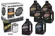 Evo Mineral Motor Oil Change Kit w Chrome Filter 20W50 Bad Boy 95-97