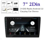 7" Double 2Din Car Radio Android 12 Carplay Car Stereo 2GB+32GB Android/IOS USB (for: Fiat)
