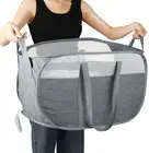 Collapsible Laundry Baskets, Tear Proof Pop up Laundry Hamper with Dual Handles
