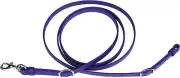 Berlin Custom Leather Roper Reins made from BioThane - Purple