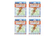 4PK Boyle Wood Paint Kit Kids DIY Craft Art Activity Buildable 25cm Hanging Lion