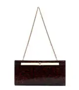 POSH CLUTCH in DARKBROWN for Women