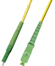 110M (360.8ft) OS2 LC/APC to SC/APC Fiber Optic Cable Simplex Singlemode 9/125