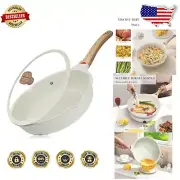 Scratch-Resistant 5Qt Frying Pan with Lid - Perfect for Healthy Cooking