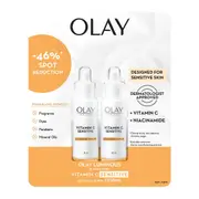 Olay Luminous Vitamin C Sensitive Advanced Brightening Serum 2 x 30ml