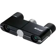 NIKON 4x Binoculars 10mm High Class Compact Yu 4x10D CF Ebony Black / NEW