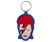 David Bowie Aladdin Sane PVC Keyring (Multicoloured) - TA5035