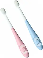KOMBIUDA Mini Toothbrush for Oral Care Toothbrush Set Newborn Teething Brush Kit