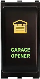 12V Push Button Switch GARAGE OPENER for Nissan Pathfinder R51 Navara D40 Patrol GU4-8 Y61 Y62 X-Trail T31 Dual LED AMBER GREEN MOMENTARY