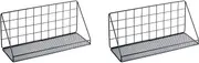 FTGVXVZUJS Floating Shelf Wall-Mounted 2 Wall-Mounted Storage Racks with Display Racks Suitable for Bedroom, Living Room, Bathroom and Kitchen Storage Racks and Shelves