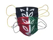 4 Pack of Handmade Mexican Lucha Libre Fabric Face Masks - Rayo de Jalisco