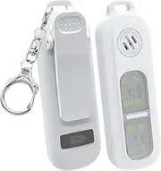 Chatthen Pocket Alarm, Alarm for Women on The Go, Running Lamp Jogging Self Defense Flashing Light, School Bag Light, USB Type-C Charging, for Children, Women and Seniors, White, 1 Pack