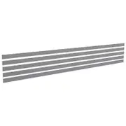 ProtectorAl Additional Slats for Slat Screen Kit Palladium Silver 1795W - Pack of 5