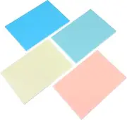 BELLIFFY Rubber Stamp Carving Blocks 4pcs Set Soft PVC Material Block Printing Kit for Printmaking Stamp Making