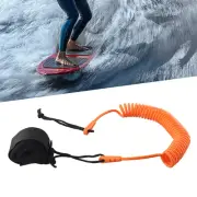 Safe and Comfortable Coiled Leg Rope for Stand Up Paddle Boarding 10ft Length