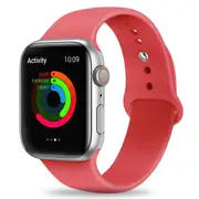 Silicone Apple Watch Band Sport Loop For Apple Watch 42mm Melon Red