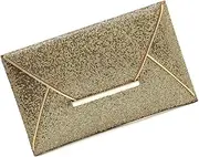 [COLLBATH] Elegant Sequin Clutch Bag for Women Envelope Handbag Shoulder Strap Glitter Purse for Night Out Dates Formal Events