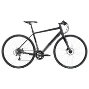 Apollo Exceed 30 Disc Flat Bar Road Bike Matte Black Gloss Black/Gloss