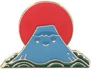 [TEHAUX] Japanese style brooch japanese Enamel Pins brooch cute brooch pin brooches for women badge brooch dress suits for girls Cherry blossoms Zinc alloy Combo plate women's