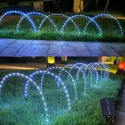 Solar Pathway Lights Outdoor Waterproof, String Light Outdoor 5 in 1, 120 LED...