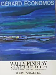 Gerard Economos – Original Exhibition Poster – Wally Findlay-Poster-1977