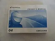 2004 Honda CBR600 RR Owners Manual