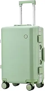 [KYUSAR] Carry On Luggages Suitcase Hard Shell Luggage with Aluminum Frame，Polycarbonate Zipperless Universal Wheel Suitcase Luggage Suitcases (Color : A, Size : 24")