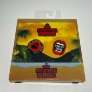 The Suicide Squad 3 Pin ZING Promotional Set - NEW - QUICK AUSSIE DISPATCH