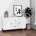 Buffet Sideboard Storage Cabinet Drawers Shelf Kitchen Cupboard Hallway