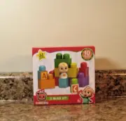 Cocomelon 10pc JJ Block Set with JJ Figure Included NEW