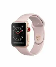 Apple Watch 42mm Series 3 GPS A1859 Gold Case Pink Band MQK12LL/A *New -Sealed*