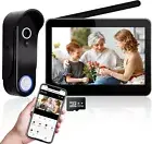 WiFi Wireless Video Doorbell Intercom System, 1080P Video Doorbell Camera with M