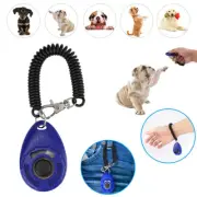 1x Pet Dog Training Clicker Cat Puppy Button Click Trainer Obedience Aid Wrist