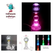 3D Lotus Crystal Ball Night Lamp LED Night Light Changes Color - USB Charger ...