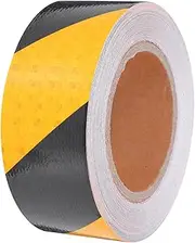 KONTONTY High Visibility Reflective Safety Tape Car Bumper Sticker DIY Car Decor for Trucks Trailers Yellow Decal