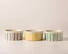 Ramekin for soufflés, cup cakes, serving snacks, salad, nuts, dessert (Set of 3)