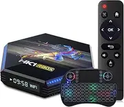 Android 11.0 TV Box, HK1 RBOX R2 8GB RAM 64GB ROM RK3566 Chipset Smart Set Top Box Builtin 2.4G/5G WiFi Bluetooth 4.2, Media Player Support 3D 8K UHD Videos, with Wireless Mini Keyboard,8gb+64gb