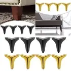 Metal Furniture Legs Solid Corner Feet Modern 4x for Home Benches Tables