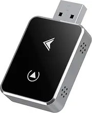 PARPAT 2 in 1 Wireless Carplay Adapter for CarPlay/Android Car, Convert Wired to Wireless with USB & Type-C V35