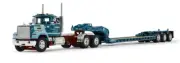 DCP BLUE MACK SUPERLINER MFONTAINE MAGNITUDE TRI AXLE TRAILER 1/64 60-1480