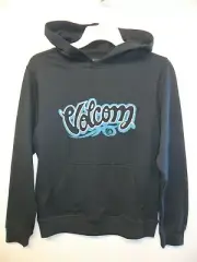 VOLCOM Boy's Pullover Hoodie CALICO - BLK - Medium - NWT - LAST ONE LEFT