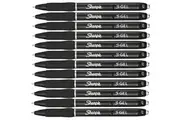 Sharpie S-Gel Retractable 0.7mm Pen Black Box 12
