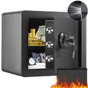 1.2C Steel Digital Safe Box with Dual Lock System for Home or Office Use