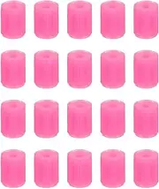 uxcell 20 PCS Tire Valve Stem Caps, 8MM Car Wheel Valve Cap Universal Air Valve Cover Vehicle Exterior Accessories for Car Bike Motorcycle Truck, Pink