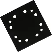 Angoily Square Sander Pad Sand for Sandbox Lid Tool Wet and Dry Sandpaper for Cars Drill Beach Fine Sandpaper Grip See Sanding Pads Sanders Sands Drywall Sander Black Aluminum Plate