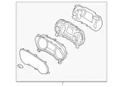 Genuine Kia Instrument Cluster 94011-Q5310 (for: Kia)