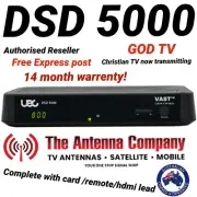 VAST Decoder Satellite Receiver UEC Altech 2024 UEC DSD 5000 RV with vast card