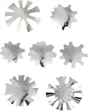 VINTORKY Manicure Trimmer Template Set 7pcs Nail Art Template Nail Cutter for French Manicure for Salons/personal Use